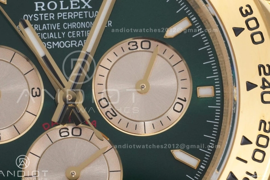 QF 2025 YG 126508 V6 Best 1:1 Dial 493 Daytona (Gain SmoothTexture QF4131 Bracelet Green on Edition Weight) YG 0212